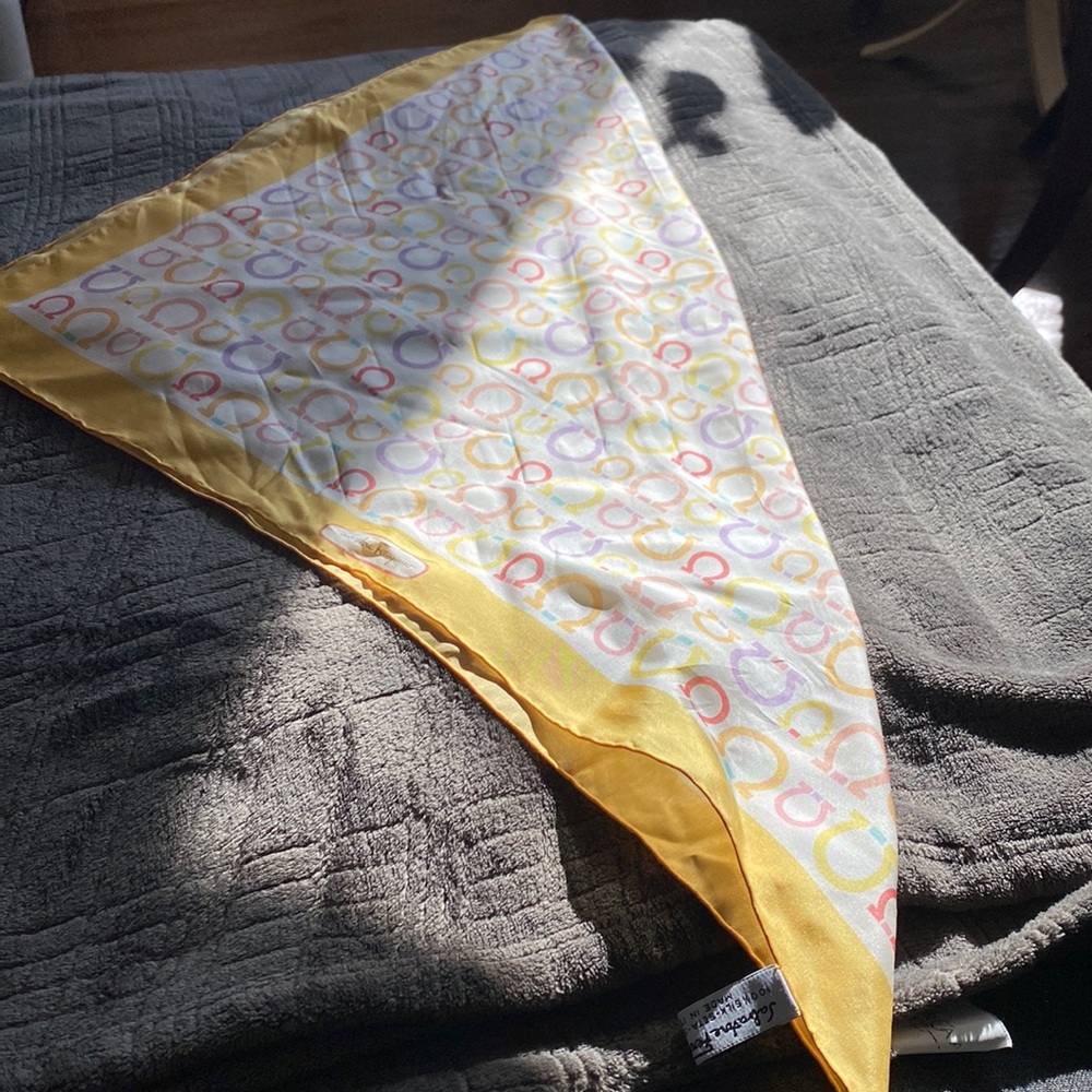Ferrargamo 100% Silk Scarf